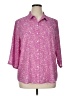 On 34th 100% Polyester Paisley Pink 3/4 Sleeve Blouse Size XL - photo 1
