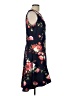 En Focus Studio Floral Black Blue Casual Dress Size L (estimated) - photo 4
