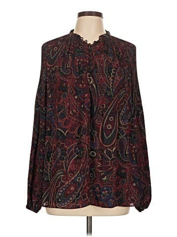 Lauren by Ralph Lauren Long Sleeve Blouse (view 1)