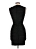 Gracia 100% Rayon Tweed Black Cocktail Dress Size L - photo 2
