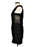 Gracia 100% Rayon Tweed Black Cocktail Dress Size L - photo 5
