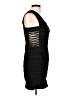 Gracia 100% Rayon Tweed Black Cocktail Dress Size L - photo 4