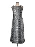 Loveappella Animal Print Silver Cocktail Dress Size 1X - photo 1