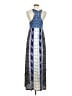 Buttons 100% Rayon Blue Casual Dress Size M - photo 2