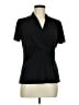 DKNY Black Short Sleeve Blouse Size M - photo 1