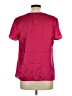 Talbots 100% Silk Burgundy Short Sleeve Silk Top Size 12 - photo 2