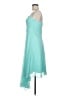 David's Bridal 100% Polyester Teal Cocktail Dress Size 8 - photo 5