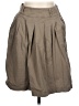 Sisley Solid Tan Casual Skirt Size EU 42 / US 12 - photo 1