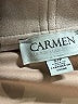 Carmen Carmen Marc Valvo Tan Blazer Size S - photo 6