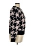 Express Houndstooth Black Pullover Sweater Size XL - photo 4