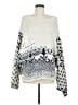 Free People Print White Pullover Sweater Size M - photo 1