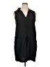 Fabletics Solid Black Casual Dress Size XL - photo 1