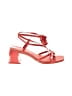 Deltan Red Sandals Size 8 1/2 - photo 1