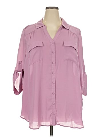 Torrid 3/4 Sleeve Blouse (view 1)
