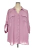 Torrid 100% Polyester Pink 3/4 Sleeve Blouse Size 3X Plus (3) - photo 1
