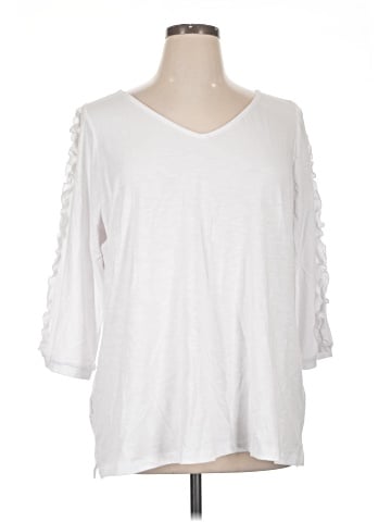 Belle By Kim Gravel 3/4 Sleeve Top (view 1)
