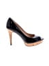 Antonio Melani 100% Leather Animal Print Black Heels Size 8 - photo 1