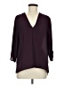 Express Outlet 100% Polyester Burgundy 3/4 Sleeve Blouse Size M - photo 1