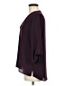 Express Outlet 100% Polyester Burgundy 3/4 Sleeve Blouse Size M - photo 5