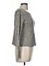 Eileen Fisher 100% Linen Metallic Gray Pullover Sweater Size M (petite) - photo 4