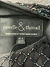 Needle & Thread 100% Polyester Tweed Black Cocktail Dress Size 2 - photo 7