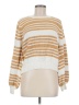 Seafolly Stripes Tan Pullover Sweater Size M - photo 1