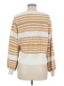 Seafolly Stripes Tan Pullover Sweater Size M - photo 2