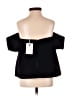 C/MEO Collective 100% Polyester Black Short Sleeve Top Size XXS - photo 2