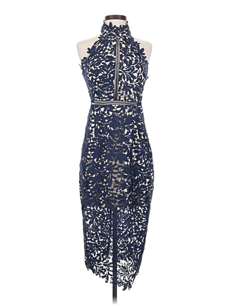 Pre-owned Lulus Cocktail Dress In Blue