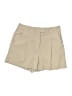 Zara Solid Tan Khaki Shorts Size XS - photo 1