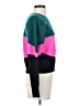 Aqua 100% Cashmere Color Block Green Cashmere Pullover Sweater Size S - photo 4