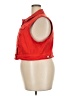 Torrid Red Denim Vest Size 3X Plus (3) - photo 5
