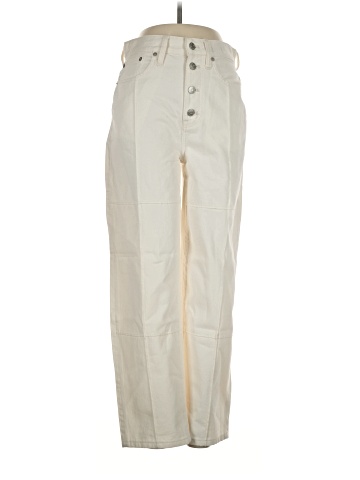 Madewell Baggy Straight Jeans in Vintage Canvas (view 1)