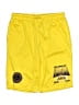 NBA 100% Polyester Yellow Athletic Shorts Size 13 - 14 - photo 1