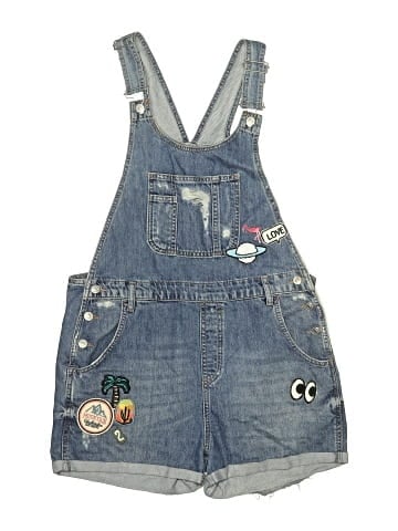 Topshop Overall Shorts (view 1)