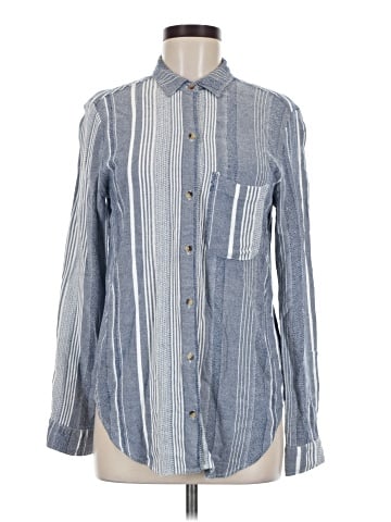 Maeve by Anthropologie Long Sleeve Button-Down Shirt (view 1)