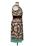 Sandra Darren Paisley Teal Cocktail Dress Size 16 - photo 4
