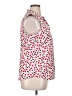 Talbots Hearts Pink Sleeveless Button-Down Shirt Size 16 - photo 4