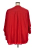 Boutique + 100% Polyester Red 3/4 Sleeve Blouse Size 4X Plus - photo 2