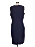 Ann Taylor LOFT Solid Blue Cocktail Dress Size 12 Petite - photo 2
