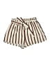 Zaful Stripes Burgundy Shorts Size L - photo 1