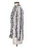 Equipment 100% Silk Animal Print Silver Long Sleeve Silk Top Size S - photo 5