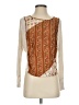 Tiny 100% Rayon Brown Long Sleeve Blouse Size XS - photo 1