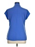 Ann Taylor Blue Short Sleeve Blouse Size XL - photo 2