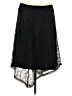 Cato 100% Polyester Paisley Black Formal Skirt Size M - photo 1