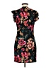 Shein Tropical Black Cocktail Dress Size 8 - 10 - photo 2