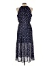 Maison Jules 100% Polyester Polka Dots Blue Casual Dress Size L - photo 2