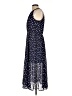 Maison Jules 100% Polyester Polka Dots Blue Casual Dress Size L - photo 5