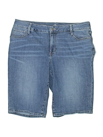 St. John's Bay Denim Shorts (view 1)