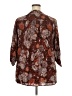 Torrid 100% Rayon Brown 3/4 Sleeve Blouse Size 3X Plus (3) - photo 2
